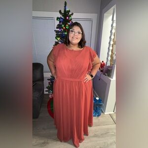 Bridesmaids dress I bought from Azazie website, worn once and I had it hemmed!